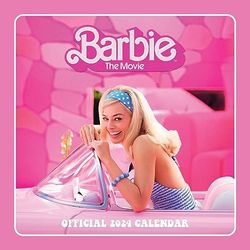 Barbie 2024 Calendar, Month To View Square Wall Calendar, Official Product