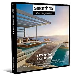 Smartbox - Caja Regalo para Hombre o Mujer - Estancias Exclusive - Ideas Regalos Originales - 1 o 2 Noches con Desayuno y Cena o SPA o 1 o 2 Noches con Desayuno para 2 Personas