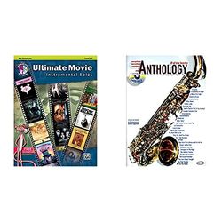 Ultimate Movie Instrumental Solos: Alto Sax, Level 2-3 + CD & 30 All Time Favourites Anthology (Cappellari) Alto Saxophone Book/Cd