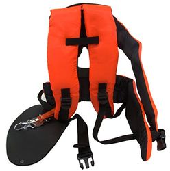 Bricoferr BFK0032 - Arnés profesional acolchado para desbrozadora con protección lumbar