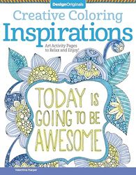Creative Coloring Inspirations (Design Originals): Art Activity Book Pages to Relax and Enjoy!: 9