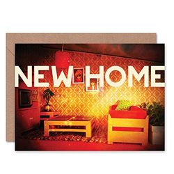 Wee Blue Coo NEW HOME MODEL FUN 60's ART GREETINGS GREETING CARD GIFT