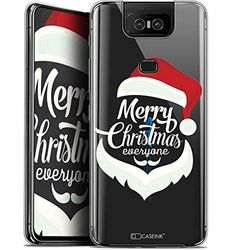 Caseink fodral för ASUS Zenfone 6 ZS630KL (6.4) [gel HD-mönster tryckt i Frankrike julkollektion 2017 design Merry Everyone - mjuk - ultratunn]