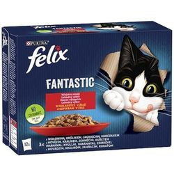 Purina Kattmat kyckling nötkött lamm kanin 12 x 85 g