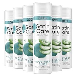 Gillette Satin Care Gel Depilatorio Da Donna, Aloe Vera Glide, 200ml