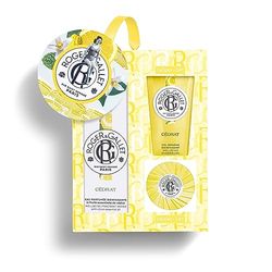 Cedrat by Roger & Gallet for Women - 3 Pc Gift Set 3.3oz Wellbeing Fragrant Water, 1.6oz Wellbeing Soap, 1.6oz Wellbeing Shower Gel