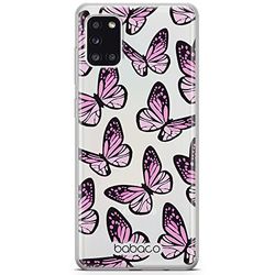 ERT GROUP mobiltelefonfodral för Samsung A31 originalt och officiellt licensierat Babaco mönster Butterflies 002 optimalt anpassad till formen på mobiltelefonen, gedeeltelijk transparant