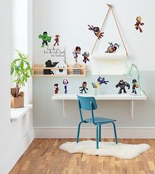 Marvel - Adhesivo decorativo para pared, diseño de Spidey and Friends (50 x 70 cm, 13 unidades), diseño de Spiderman