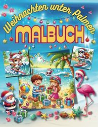 Malbuch - Weihnachten unter Palmen