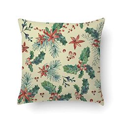 Doge Milano Coussin avec impression numérique, 100% Made in Italy, Coussin de canapé décoratif, amovible et lavable, modèle de Noël - Leonarda, cm 40x40x5