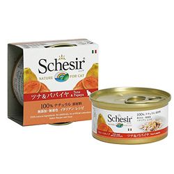 Schesir Gato 75 gr atún con Papaya