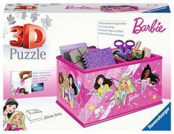 Ravensburger - Puzzle 3D Boite de Rangement - Pot à Crayons - Barbie - A partir de 8 Ans - 216 pièces numérotées à Assembler sans Colle - Accessoires de Finition Inclus - 11584