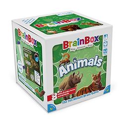 BrainBox Animals | Fun & Educational Card Game | Ages 8+ | 1+ Players | 10 Minutes Play Time