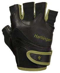 Harbinger Flexfit Guantes de Levantamiento de Pesas, Hombre, Verde, M