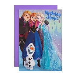 Hallmark Verjaardagskaart - Disney Frozen Ontwerp met Activiteit