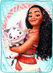 Disney Moana Manta, poliéster, multicolor, 46" x 60"