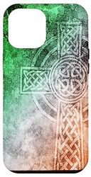 iPhone 14 Pro Max Distressed Irish Celtic Cross Case