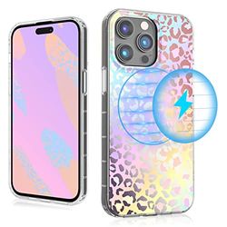 MYBAT PRO Magnetisch slank hoesje voor iPhone 14 Pro 6,1 inch, compatibel met MagSafe, Mood-serie voor vrouwen meisjes, militaire kwaliteit valschokbestendig, niet-vergelende beschermhoes,