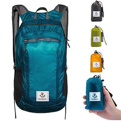 4Monster Wandeldagrugzak, waterbestendige lichtgewicht opvouwbare rugzak voor reizen kamperen buiten