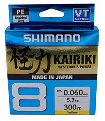 Line Kairiki 8 300 m 0,28 mm 29,3 kg geel