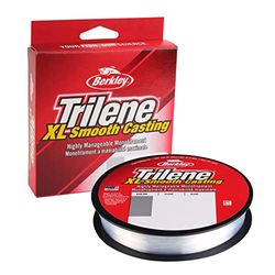Berkley Trilene XL línea de monofilamento, Bobina 330 m, 0.010 "de diámetro, 8 LB Resistencia a la Rotura, Transparente - XLFS2-15, Transparente