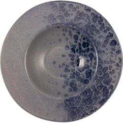ILSA SRLe Coq Phobos - Set di 6 piatti profondi, altezza: 55 mm, diametro: 285 mm, colore: Grigio/Blu