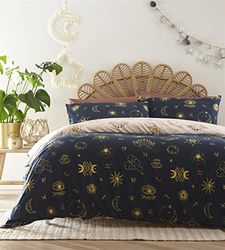 Portfolio Duvet Cover Set, Polyester, Blue, King