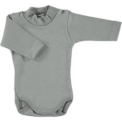 babidu Body C.Cisne, Gris, 3 Meses Bebe-Unisex