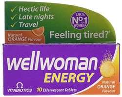 Wellwoman Vitabiotics Energy Natural Orange Flavour, 10 Count