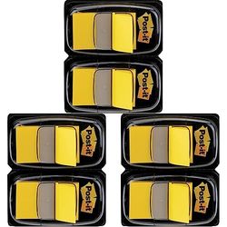 Post-it Index Flags - Dual Pack 25mm - Yellow (50 Flags x 2) (Pack of 3)