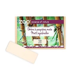 ZAO - Ombre à paupières rectangle mate - 201 Ivoire - RECHARGE