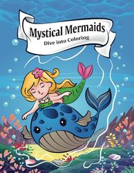 Mystical Mermaids: Coloring and Activity Book for Kids Ages 4-6 - With Find the Differences, Mazes, Connect the Dots, and More Ocean Adventures!: For ... Illustrations with Puzzles, Games, and More