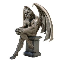 Design Toscano Sculpture Socrate, la gargouille penseuse