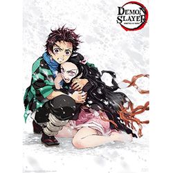 ABYstyle - Tanjiro & Nezuko Neige affisch (52 x 38)