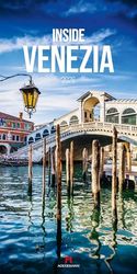 Inside Venezia Venedig-Kalender 2026 | Außergewöhnlicher Italienkalender im schlanken Hochformat (33x66 cm) | La Serenissima in moderner Bildästhetik