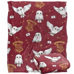 HARRY POTTER Silky Touch Super Soft Throw Blanket 152 x 127 cm