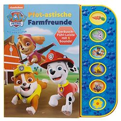 PAW Patrol - Pfot-astische Farmfreunde - Soundbuch mit Fühlleiste und 6 Geräuschen für Kinder ab 3 Jahren