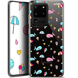 Caseink fodral för Samsung Galaxy S20 Ultra (6.9) gel HD [tryckt i Frankrike - Galaxy S20 Ultra fodral - mjukt - stötskyddad] strandval