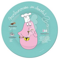 Barbapapa BA932E Groot bord met Frans Recept