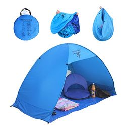 Frostfire Popup Beach Shelter with UV protection (50+ UPF)