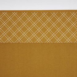 Meyco Sábana Bajera para Cuna – 75 x 100 cm – Double Diamond – Honey Gold