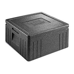 Thermohauser - Contenitore termico EPP Pizza Eco Line con coperchio, 22 litri, 41 x 41 x 23 cm - scatola per la consegna a domicilio della pizza
