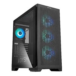 Abysm Gaming Danube Mura BX300 ATX PC-behuizing, zwart