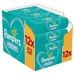 Pampers 81688057 - Fresh clean toallitas húmedas, unisex
