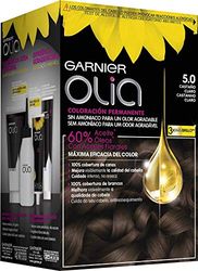 Garnier Olia Coloration Permanente 5.0 Châtain Clair Fondant Teinte