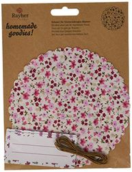 Rayher 68003000 Decoratieset voor jampglazen bloemen, SB-Btl 1Set