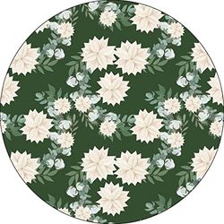 Bonateks, Ronde digitaal bedrukte muismat, antislip onderkant, voor kantoor en thuis, diameter: 22 cm