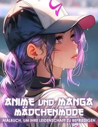 Anime und Manga: Mädchenmode: Entspannen und kreativ sein mit einzigartigen Mode-Malvorlagen für junge Mädchen in verschiedenen Stilen, geeignet für Jugendliche und Erwachsene.