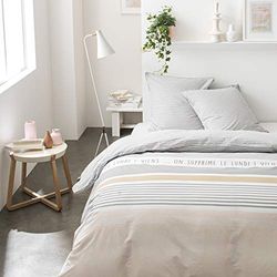 Today Susnhine 3.23 Parure da letto, Bianco, 260 x 240 cm