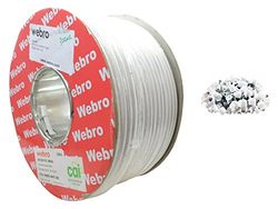 Webro WF100 - Cabo coaxial (50 m), branco